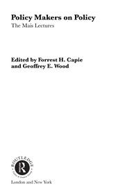 Cover of Policy makers on policy by Forrest Capie