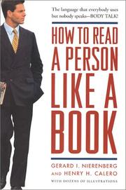Cover of How to Read a Person Like a Book by Gerard I. Nierenberg
