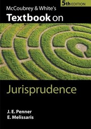 Front cover of McCoubrey & White's Textbook on Jurisprudence by James Penner