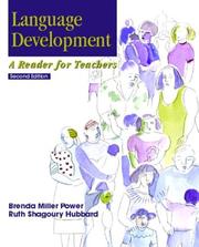 Cover of Language development by Brenda Miller Power