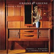 Front cover of Greene & Greene by Randell L. Makinson
