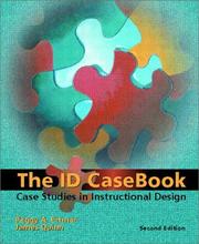 Front cover of The ID casebook by Peggy A. Ertmer