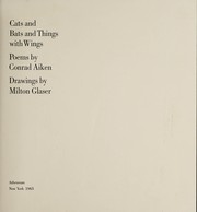 Front cover of Cats and bats and things with wings by Conrad Aiken