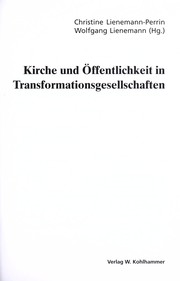 Front cover of Kirche und Öffentlichkeit in Transformationsgesellschaften by Christine Lienemann-Perrin