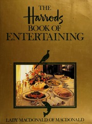 Cover of The Harrods book of entertaining by Macdonald of Macdonald, Claire Baroness.