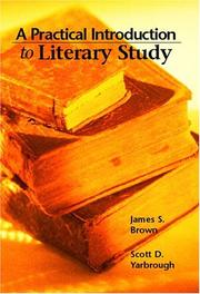 Cover of A practical introduction to literary study by Brown, James S.