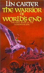 Front cover of The Warrior of World's End (Gondwane Epic) by Lin Carter