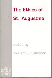 Front cover of The Ethics of St. Augustine by William S. Babcock