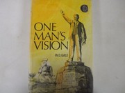 Cover of One man's vision by W. D. Gale
