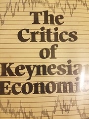Front cover of The critics of Keynesian economics by Henry Hazlitt