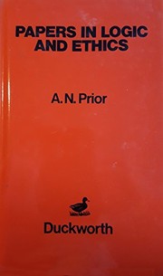 Cover of Papers in logic and ethics by A. N. Prior