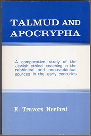 Cover of Talmud and Apocrypha by R. Travers Herford