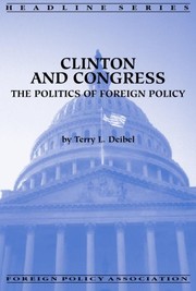 Front cover of Clinton and Congress by Terry L. Deibel