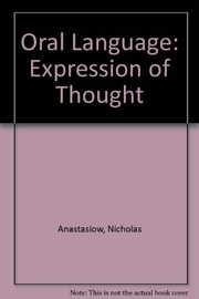 Front cover of Oral language by Nicholas J. Anastasiow