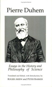Cover of Essays in the history and philosophy of science by Pierre Maurice Marie Duhem