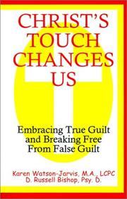 Cover of Christ's Touch Changes Us by Karen Watson-Jarvis