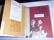 Cover of The battle of the books by Franklin Parker