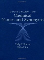 Front cover of Dictionary of chemical names and synonyms by Philip H. Howard