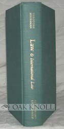 Front cover of Law & international law by Theodore Besterman