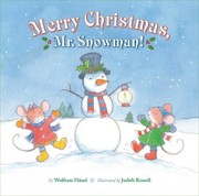 Front cover of Merry Christmas, Mr. Snowman! by Wolfram Hänel
