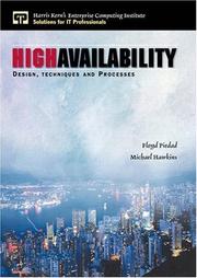 Cover of High availability by Floyd Piedad