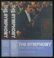 Cover of The symphony by Robert Wilfred Levick Simpson