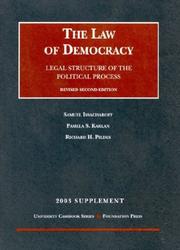Cover of 2003 Supplement to The Law of Democracy (Supplement) by Samuel Issacharoff