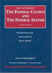 Front cover of 2004 Supplement to Hart & Wechsler's The Federal Courts and the Federal System by Richard H. Fallon