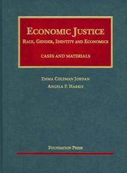 Cover of Economic justice by Emma Coleman Jordan