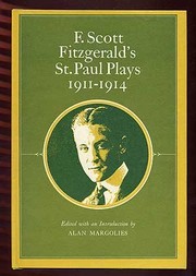 Cover of F. Scott Fitzgerald's St. Paul plays, 1911-1914 by F. Scott Fitzgerald
