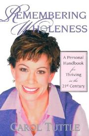Cover of Remembering Wholeness by Carol Tuttle