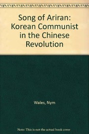 Front cover of Song of Ariran by Chi-rak Chang