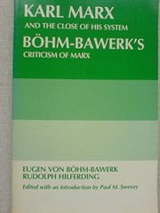 Front cover of Zum Abschluss des Marxschen Systems by Eugen von Böhm-Bawerk