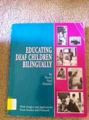Front cover of Educating deaf children bilingually by Shawn Neal Mahshie