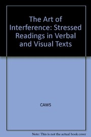 Front cover of The art of interference by Mary Ann Caws