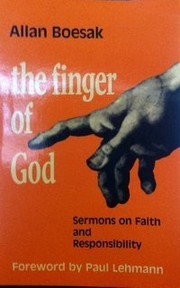 Front cover of Vinger van God by Allan Aubrey Boesak
