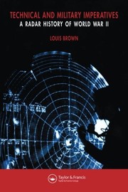 Front cover of A radar history of World War II by Louis Brown