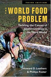 Cover of The world food problem by Howard D. Leathers