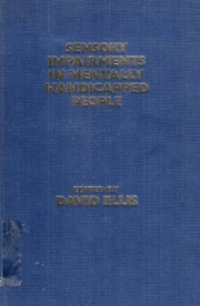 Front cover of Sensory impairments in mentally handicapped people by Unknown