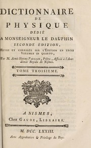 Cover of Dictionnaire de physique by Aimé-Henri Paulian