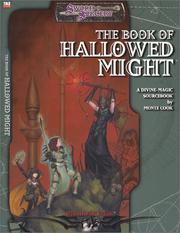 Front cover of The Book of Hallowed Might (Sword and Sorcery S20) by Monte Cook