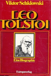 Front cover of Lev Tolstoĭ by Viktor Borisovič Šklovskij