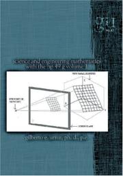 Front cover of Science and Engineering Mathematics with the HP 49 G - Volume 1 (Gu) by Gilbert Urroz