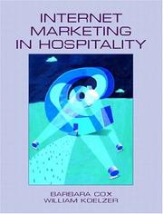 Front cover of Internet Marketing in Hospitality by Barbara H. Cox