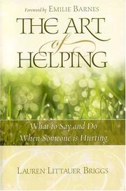 Front cover of The Art of Helping by Lauren Littauer Briggs