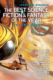 Front cover of The Best Science Fiction and Fantasy of the Year: Volume Nine (Best Science Fiction & Fantasy of the Year) by Jonathan Strahan