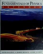 Front cover of Fundamentals of Physics by Jearl Walker