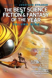 Front cover of Best Science Fiction and Fantasy of the Year: Volume Nine by Jonathan Strahan