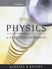 Cover of Physics for Scientists and Engineers: A Strategic Approach, Vol. 5 (Chs 37-43) (2nd Edition) by Randall D. Knight (Professor Emeritus)