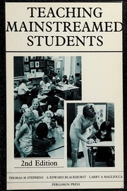 Cover of Teaching Mainstreamed Students by Thomas M. Stephens